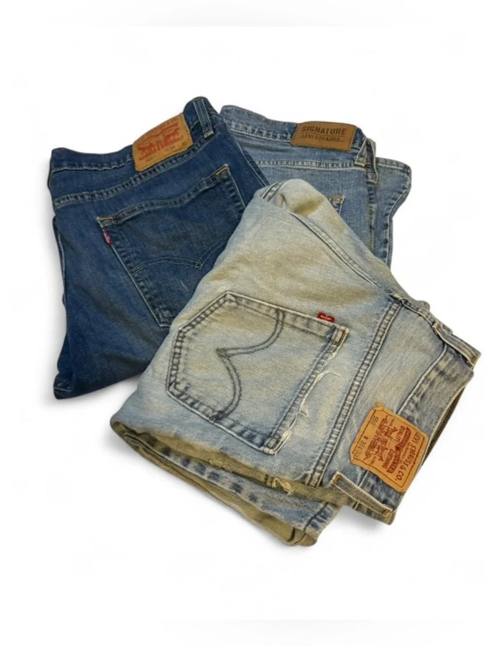 Levi's Men's 3 piece bundle Straight Jeans — 550’s 505’s and signature piece